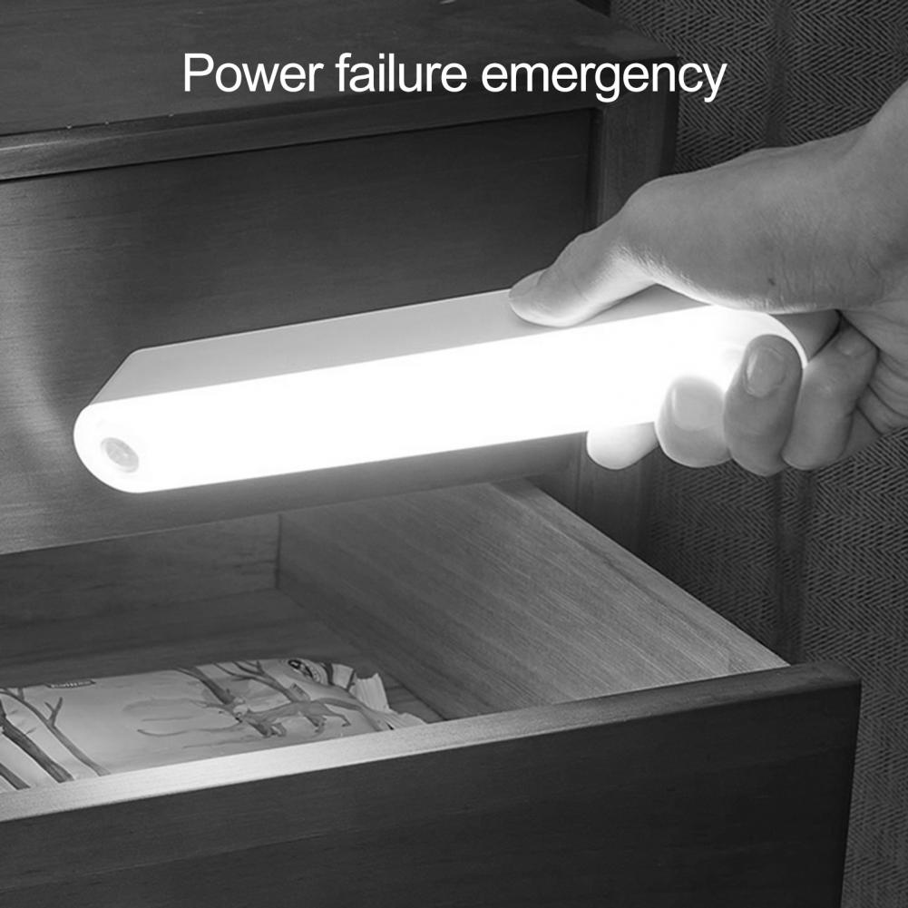 TA-053 26cm Rechargeable Motion Sensor LED Night Light Home Cabinet Magnetic Light Bar