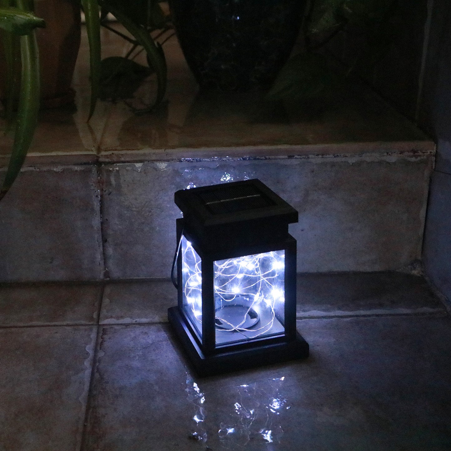 Outdoor LED Landscape Garden Light Decoration Hanging Rainproof Solar Light (String Light - Hook Version)