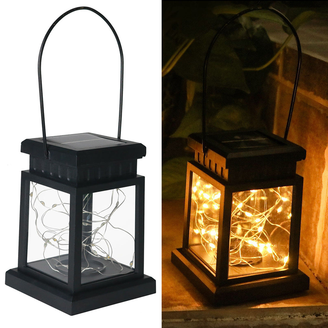 Outdoor LED Landscape Garden Light Decoration Hanging Rainproof Solar Light (String Light - Hook Version)