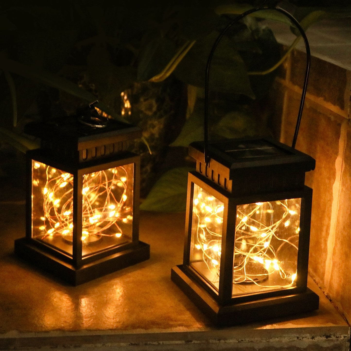 Outdoor LED Landscape Garden Light Decoration Hanging Rainproof Solar Light (String Light - Hook Version)