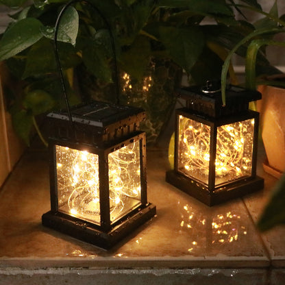 Outdoor LED Landscape Garden Light Decoration Hanging Rainproof Solar Light (String Light - Hook Version)