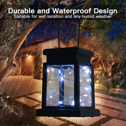 Outdoor LED Landscape Garden Light Decoration Hanging Rainproof Solar Light (String Light - Hook Version)
