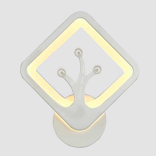 LED Wall Sconce Modern Creative Bedside Lighting Indoor Art Decoration Wall Mounted Lamp for Bedroom Living Room Office