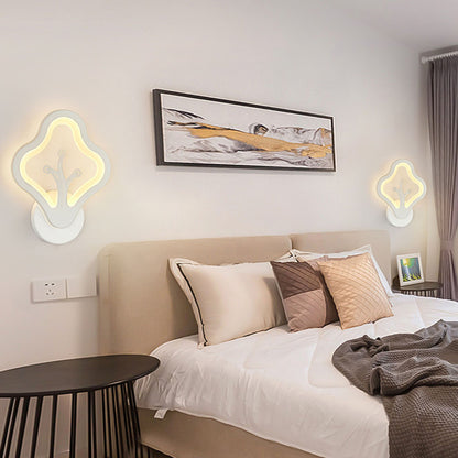 LED Wall Sconce Modern Creative Bedside Lighting Indoor Art Decoration Wall Mounted Lamp for Bedroom Living Room Office