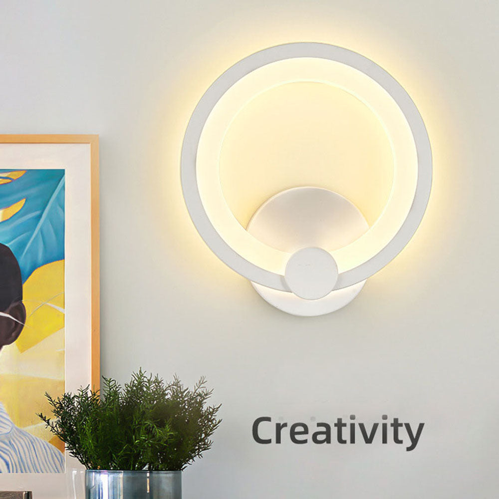 LED Wall Sconce Modern Creative Bedside Lighting Indoor Art Decoration Wall Mounted Lamp for Bedroom Living Room Office