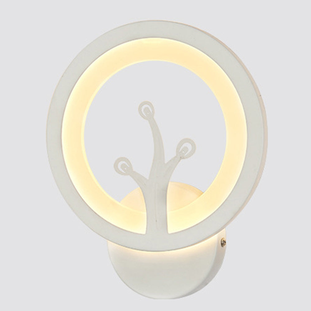 LED Wall Sconce Modern Creative Bedside Lighting Indoor Art Decoration Wall Mounted Lamp for Bedroom Living Room Office