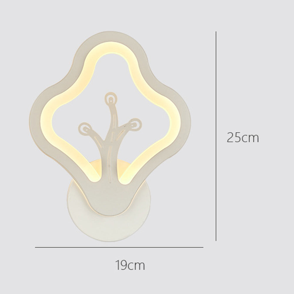 LED Wall Sconce Modern Creative Bedside Lighting Indoor Art Decoration Wall Mounted Lamp for Bedroom Living Room Office