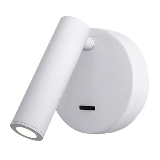 3105 Bedroom Bedside Wall Lamp 350-Degree Rotatable Reading Light Spotlight with Switch, 3W Warm Light