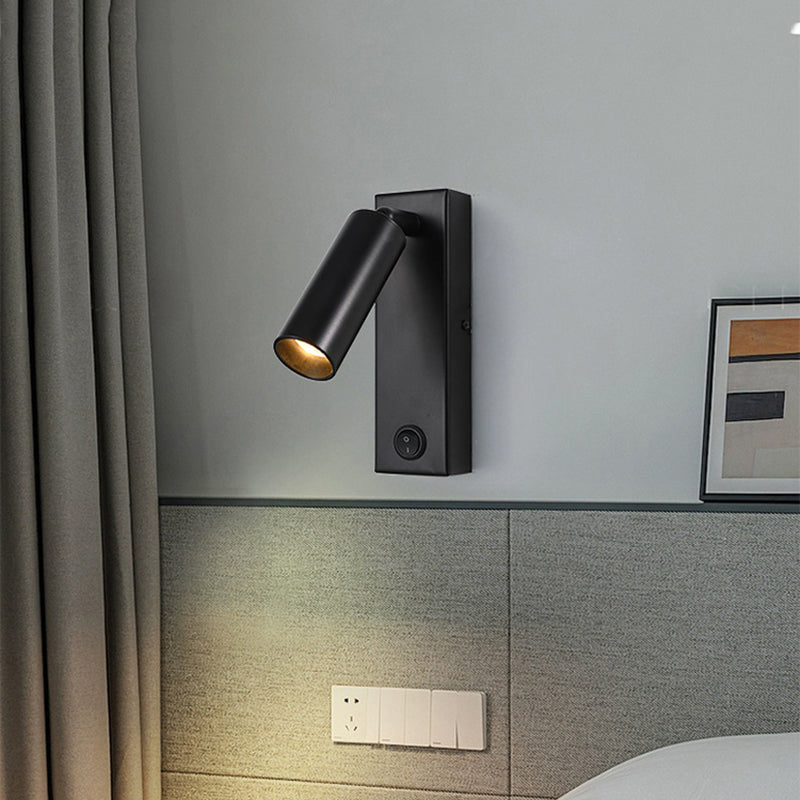 3103 Bedside Wall Lamp 350-Degree Rotatable Wall Sconce Reading Light with Switch, 3W Warm Light