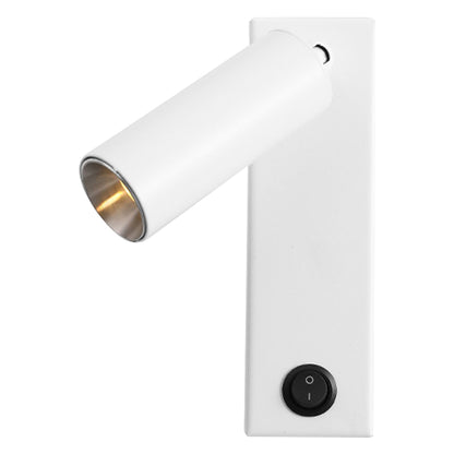 3103 Bedside Wall Lamp 350-Degree Rotatable Wall Sconce Reading Light with Switch, 3W Warm Light