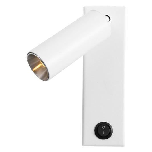 3103 Bedside Wall Lamp 350-Degree Rotatable Wall Sconce Reading Light with Switch, 3W Warm Light