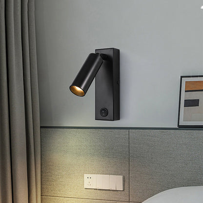 3103 Bedside Wall Lamp 350-Degree Rotatable Wall Sconce Reading Light with Switch, 3W Warm Light