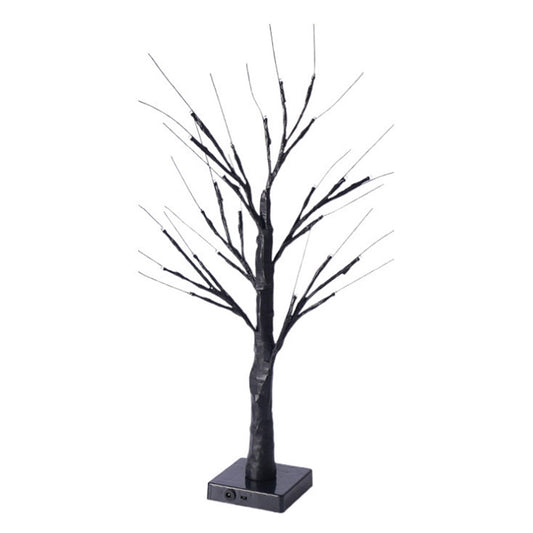 Christmas Lighted Birch Tree Branches Home Decor Tabletop Artificial Plastic Tree Lamp Xmax Ornament, 60CM