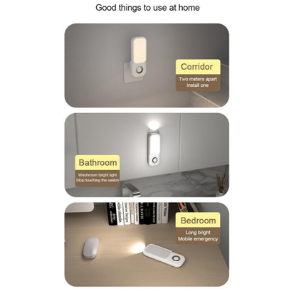 TB-38SLIWO LED Night Light Plug in Walls Wireless Charging Light  Human Body Induction Lamp