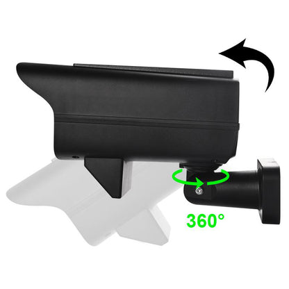 SH-63A Camera Shape Solar Sensor Wall Light 63 LED Strong Light Anti-Thief Wireless Monitor Lamp with Remote Control