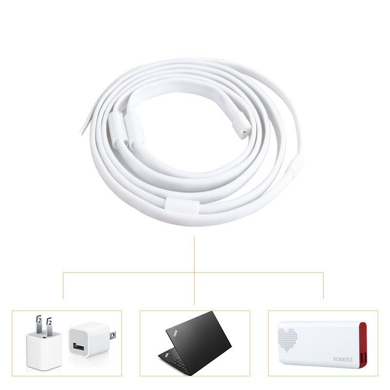1.5m 90-LED String Light Strip Lamp Outdoor Single Color Lighting Lamp with 5V Touch Control Switch