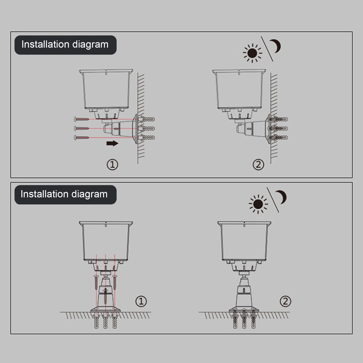 N911R Solar Power Bird Repeller Recordable Beast Repellent Device Warning Light
