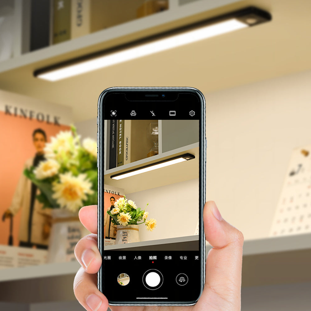 MZ-L1005 60CM Smart LED Motion Sensor Cabinet Strip Light Self-Adhesive Closet Lamp Wardrobe Lighting Night Light