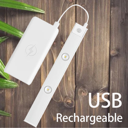 MZ-1602 40CM Human Motion Sensing Cabinet Strip Light Wardrobe Lighting Smart Night Light Self-Adhesive Closet Lamp