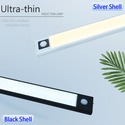 MZ-L1005 30cm Intelligent Human Sensing Ultra Thin LED Light Magnetic Suction Wardrobe Light Strip