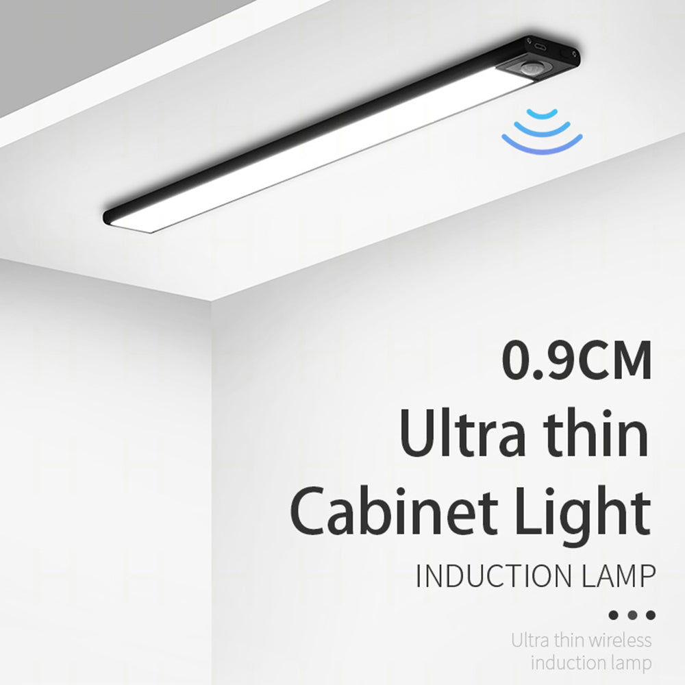 MZ-L1005 30cm Intelligent Human Sensing Ultra Thin LED Light Magnetic Suction Wardrobe Light Strip