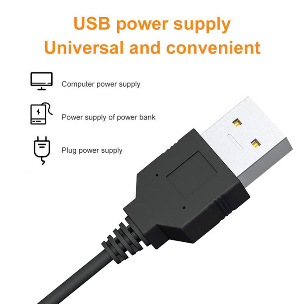 Style-A 55cm Wall Mount LED Light 3 Color Temperature Touch Control Light Bar with USB Power Supply