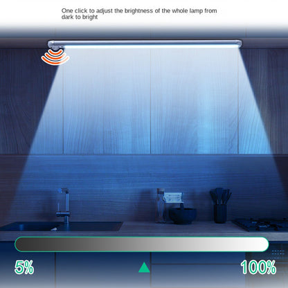 10cm Wireless Cabinet Light PIR Motion Sensor Rechargeable Stepless Dimmable Magnetic Strip Light