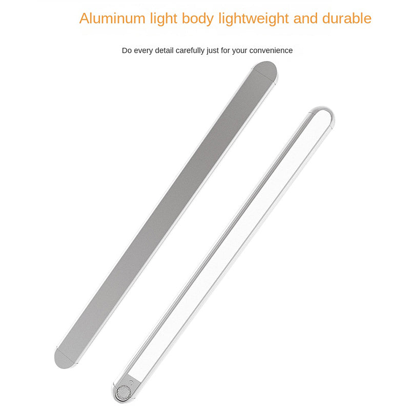 10cm Wireless Cabinet Light PIR Motion Sensor Rechargeable Stepless Dimmable Magnetic Strip Light