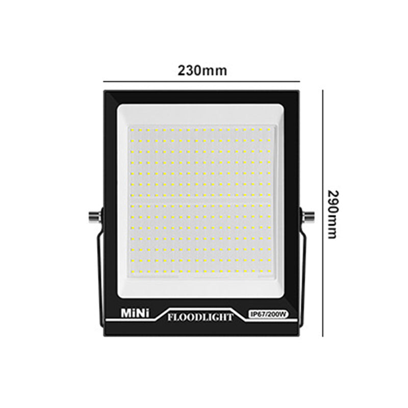 Style-C 200W LED Flood Light IP67 Waterproof Outdoor Floodlight for Yard Garden Playground