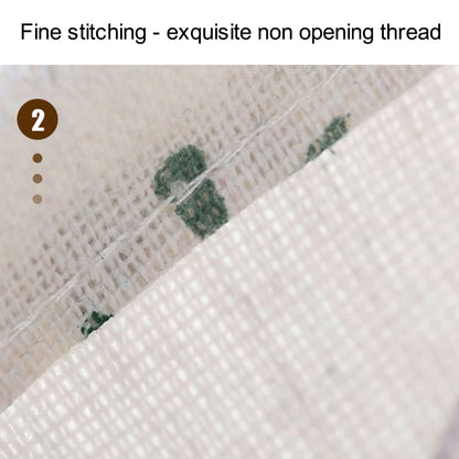 63L Cotton Linen Collapsible Dirty Clothes Basket Laundry Hamper Bin with Handles, Size L, 40x50cm