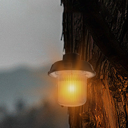 Outdoor Mini Camping Light Simple Style Silicone Hanging Night Light Portable Rechargeable Emergency Lamp