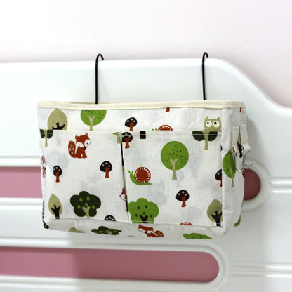 Bedside Hanging Storage Organizer for Bunk and Hospital Beds, College Dorm Bed, Books Mobile Phones Container Holder