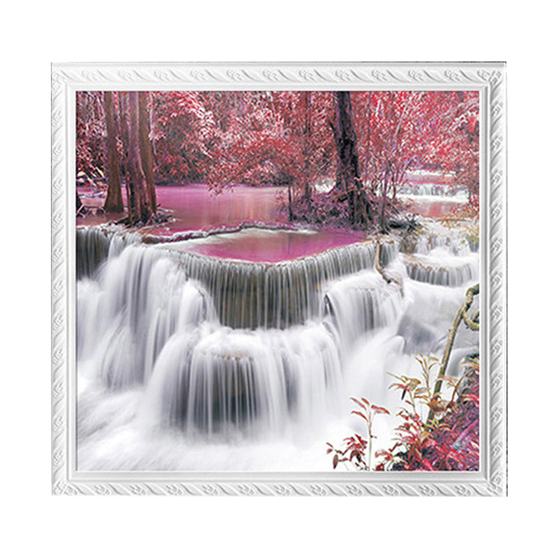 Bathroom Wall-Mounted Folding Cloth Container Picture Frame Cloth Storage Holder Organizer