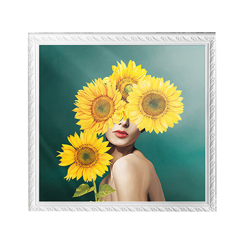 Bathroom Wall-Mounted Folding Cloth Container Picture Frame Cloth Storage Holder Organizer