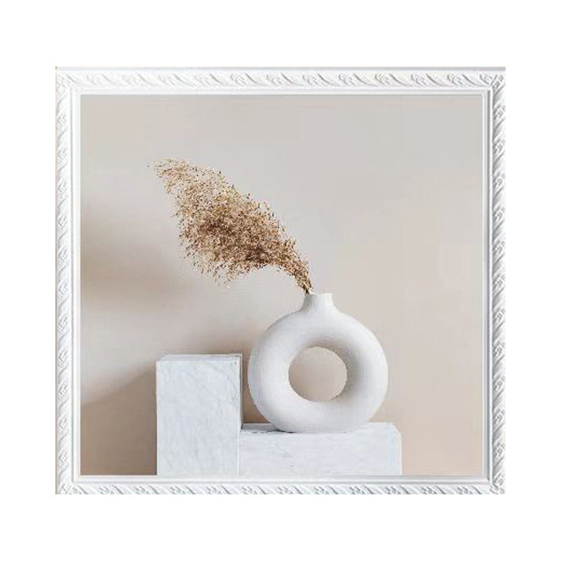 Dual-Layer Waterproof Wall-Mounted Folding Cloth Container for Bathroom Picture Frame Cloth Storage Organizer