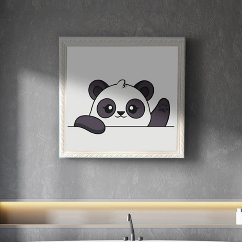 Dual-Layer Waterproof Wall-Mounted Folding Cloth Container for Bathroom Picture Frame Cloth Storage Organizer