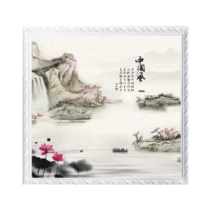 Dual-Layer Waterproof Wall-Mounted Folding Cloth Container for Bathroom Picture Frame Cloth Storage Organizer