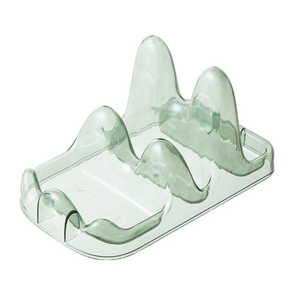 Dual Layer Pot Lid Holder Stand Cooking Spoon Rest Kitchen Utensils Rest Rack