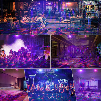 5-in-1 LED Effect Light Strobe Laser Water Streak Pattern Disco Light Lamp for Party Club Bar