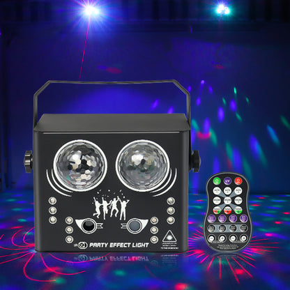 5-in-1 LED Effect Light Strobe Laser Water Streak Pattern Disco Light Lamp for Party Club Bar