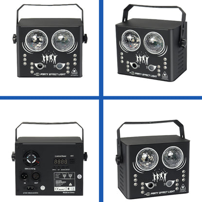 5-in-1 LED Effect Light Strobe Laser Water Streak Pattern Disco Light Lamp for Party Club Bar