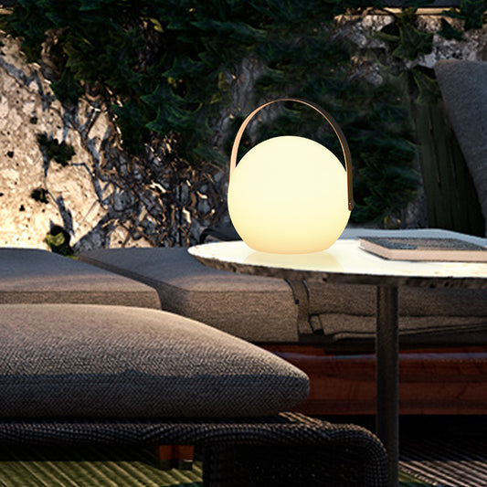 Sphere Portable Handle LED Lamp 16 Colors Brightness Adjustable Outdoor Indoor Light with Remote Controller