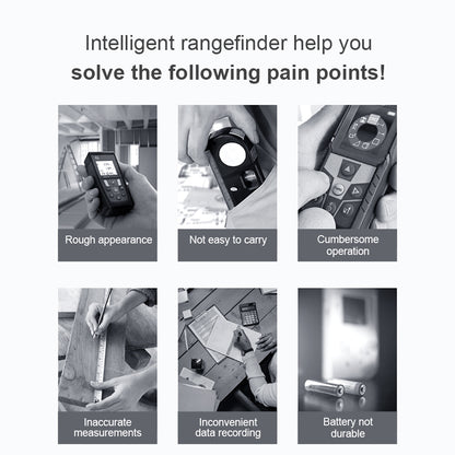 KS-701008 Laser Rangefinder Double Transmitting Single Receiving Clear LCD Screen Range Finder