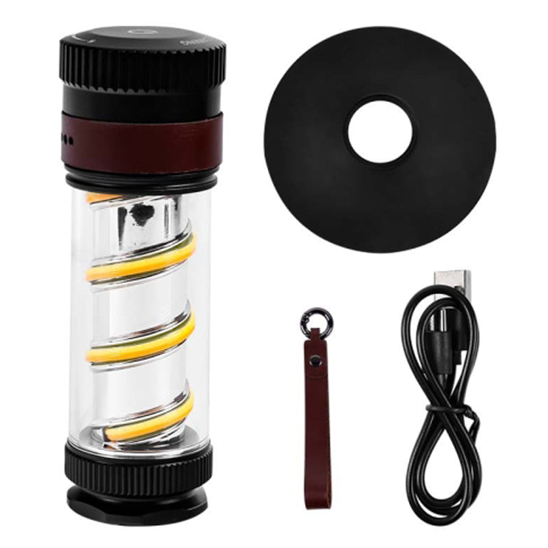 Outdoor USB Rechargeable Camping Light Tent Ambient Light IP44 Waterproof Portable Night Light with Cover