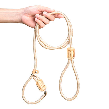 AIWO 1.7mx8mm High-Strength Knitted Dog Leash Pet Traction Rope Walking Training Lead Leash