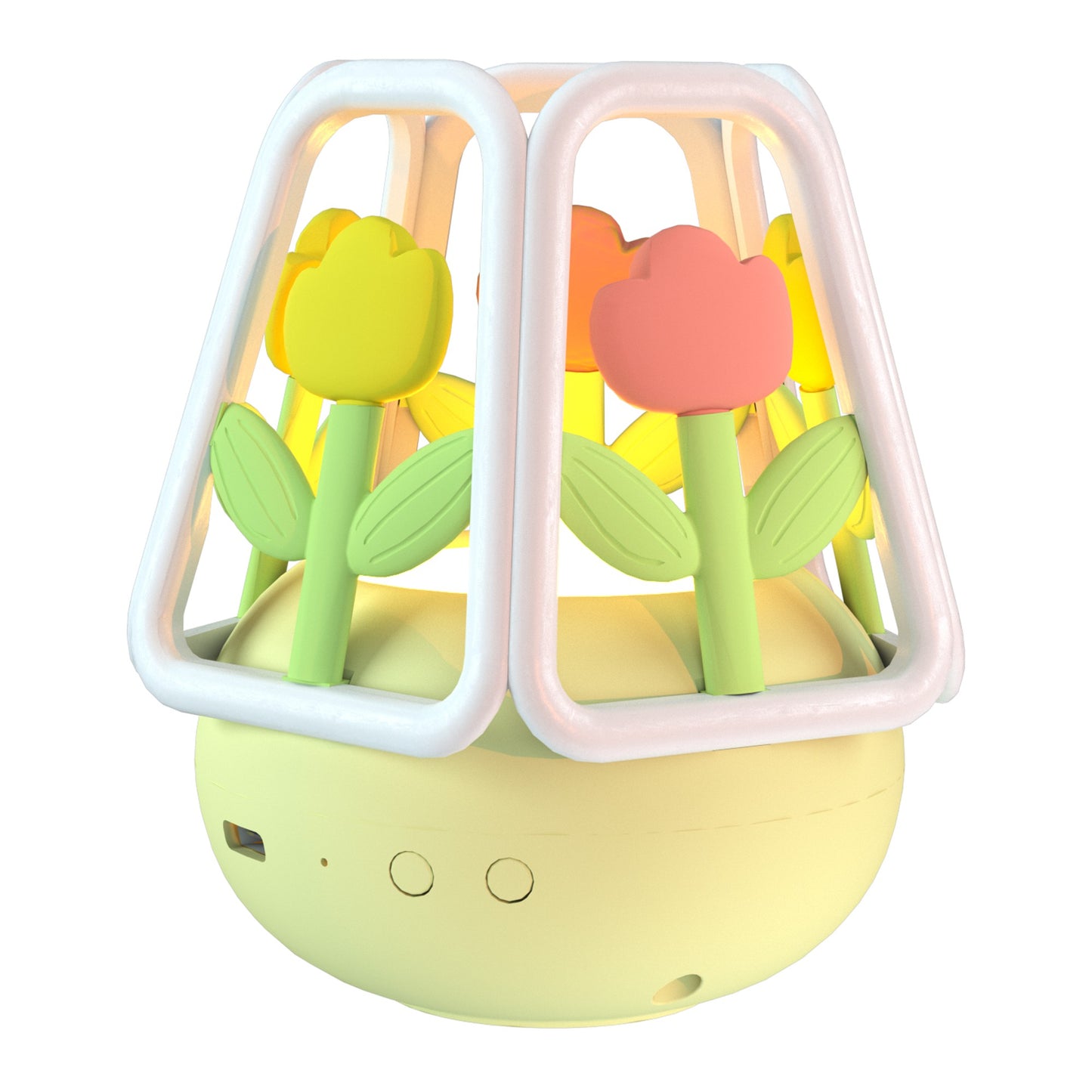 Night Light Bedroom Lighting Decoration Simulation Tulip Flower Table Sleeping Bedside Lamp for Children