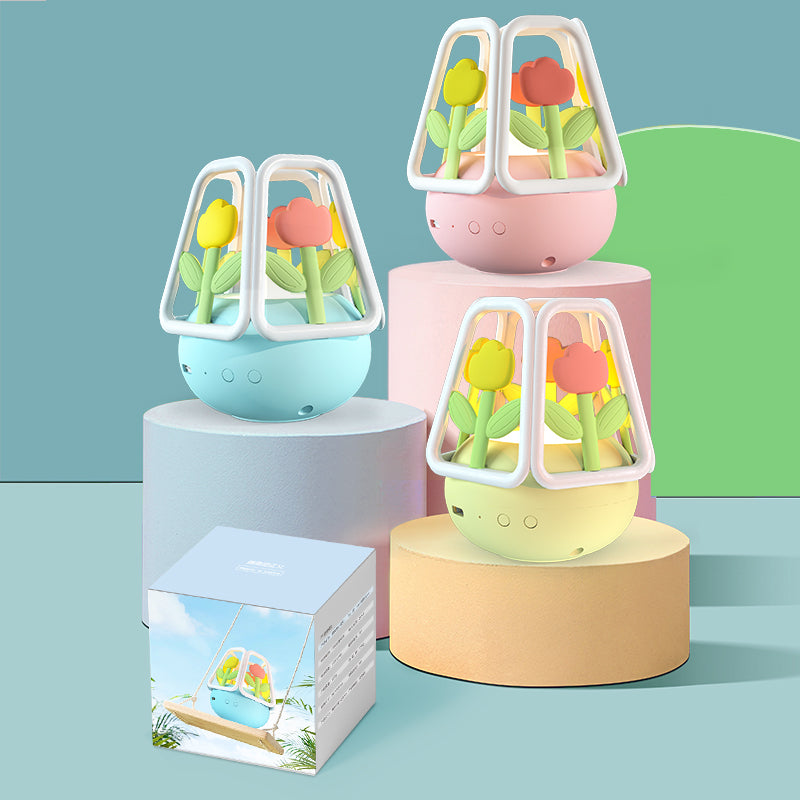 Night Light Bedroom Lighting Decoration Simulation Tulip Flower Table Sleeping Bedside Lamp for Children