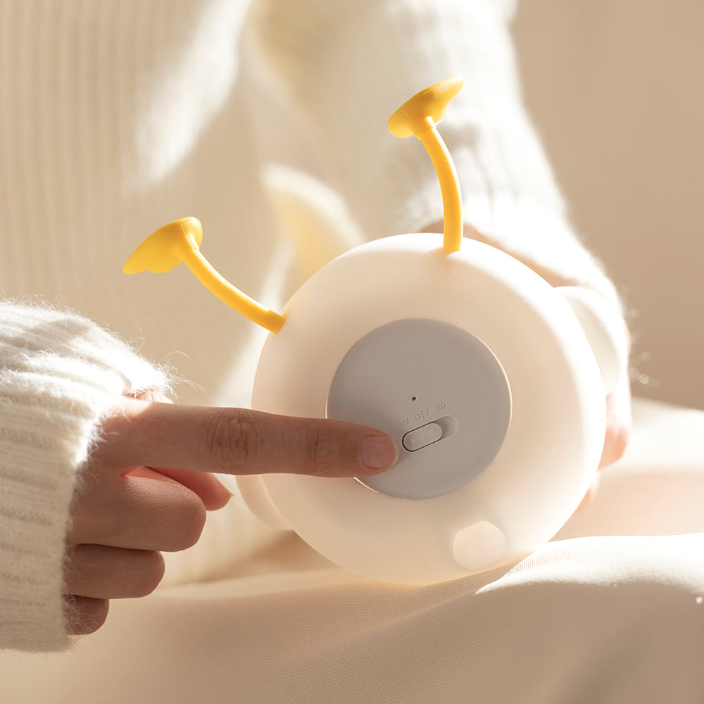 LLD-D09 Creative Duck Night Light Bedside Sleeping Light 3-Level Brightness Adjustment Touch Control Lamp with Phone Holder