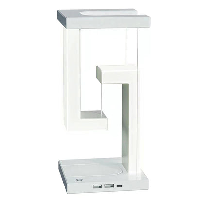 Suspension Anti-Gravity Table Night Lamp Touch Switch Desktop LED Light with Cell Phone Wireless Charging Function (CE Certificated)