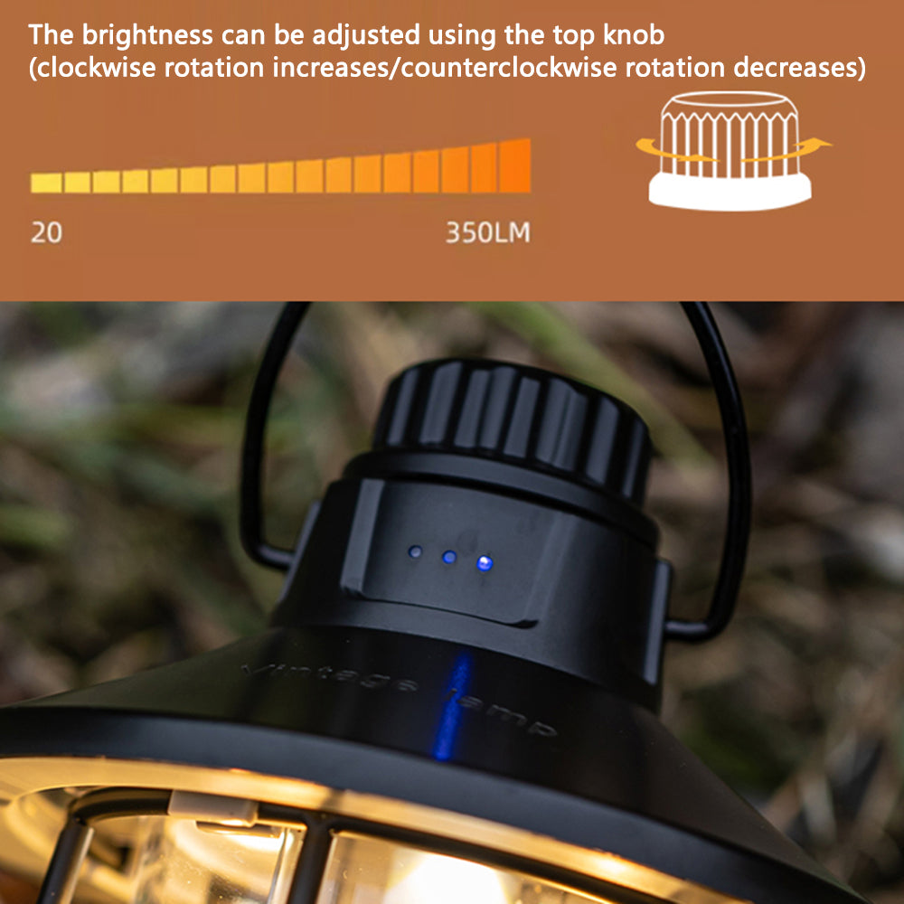 Portable Rechargeable Hanging Lamp Waterproof Outdoor Camping LED Light Tent Lantern (CE, ROHS, FCC Certified)